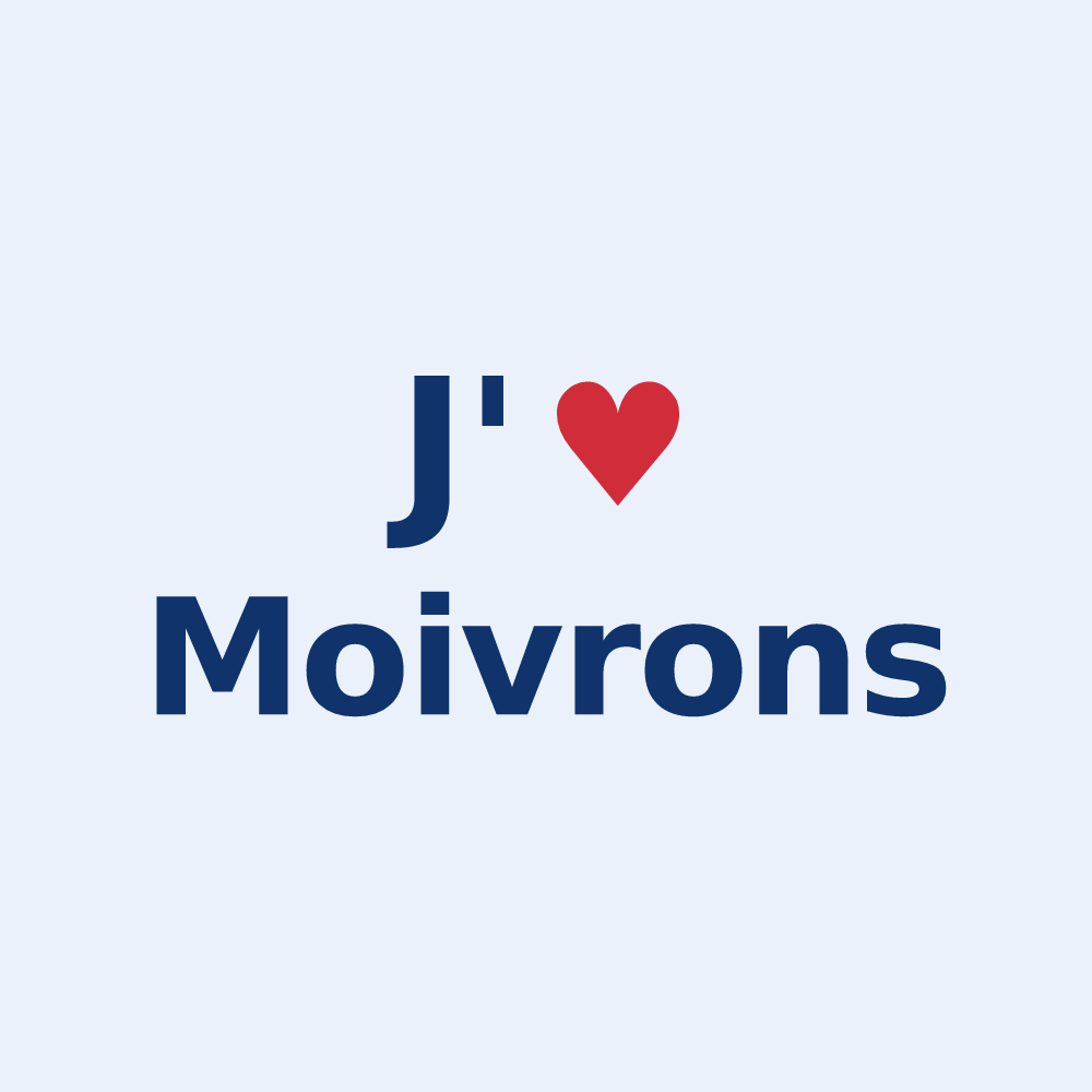 Sticker personnalisé Moivrons — design J'aime Moivrons
