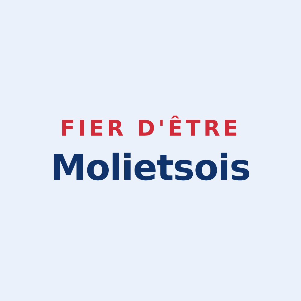 Sticker « Fier d'être Molietsois » — design pour Moliets-et-Maa