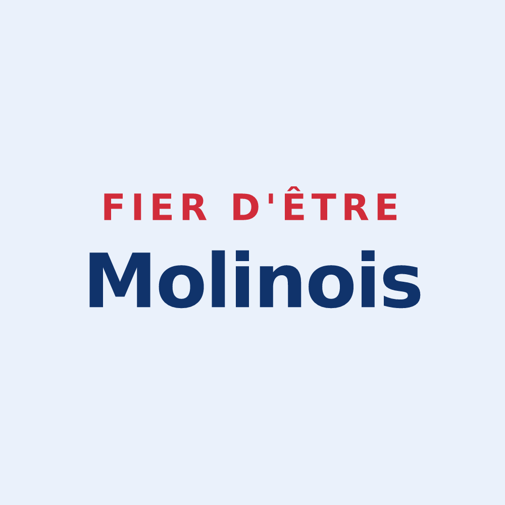 Sticker « Fier d'être Molinois » — design pour Molins-sur-Aube