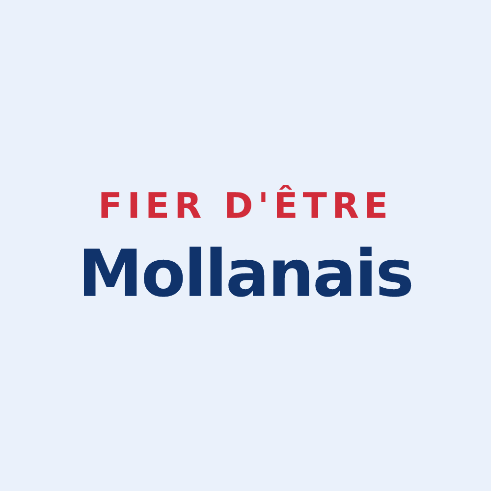 Sticker « Fier d'être Mollanais » — design pour Mollans