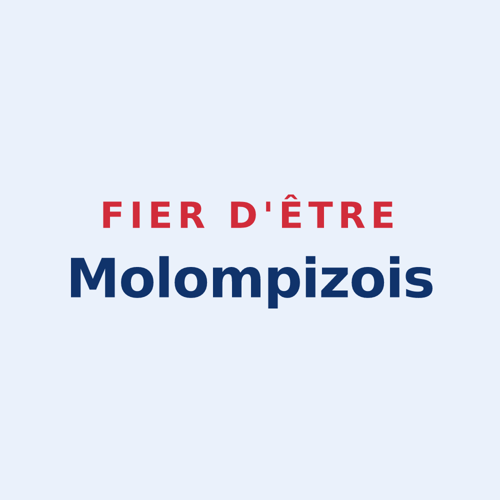 Sticker « Fier d'être Molompizois » — design pour Molompize