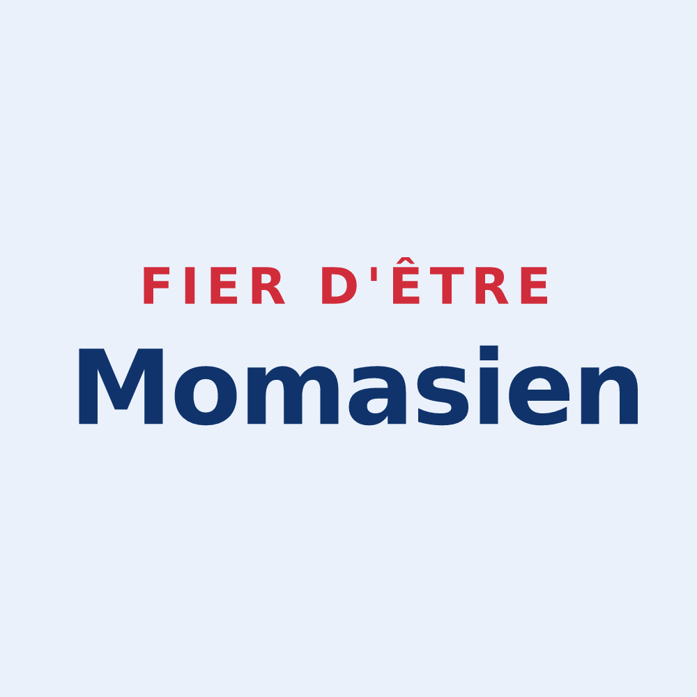 Sticker « Fier d'être Momasien » — design pour Momas