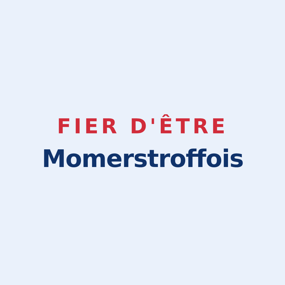 Sticker « Fier d'être Momerstroffois » — design pour Momerstroff