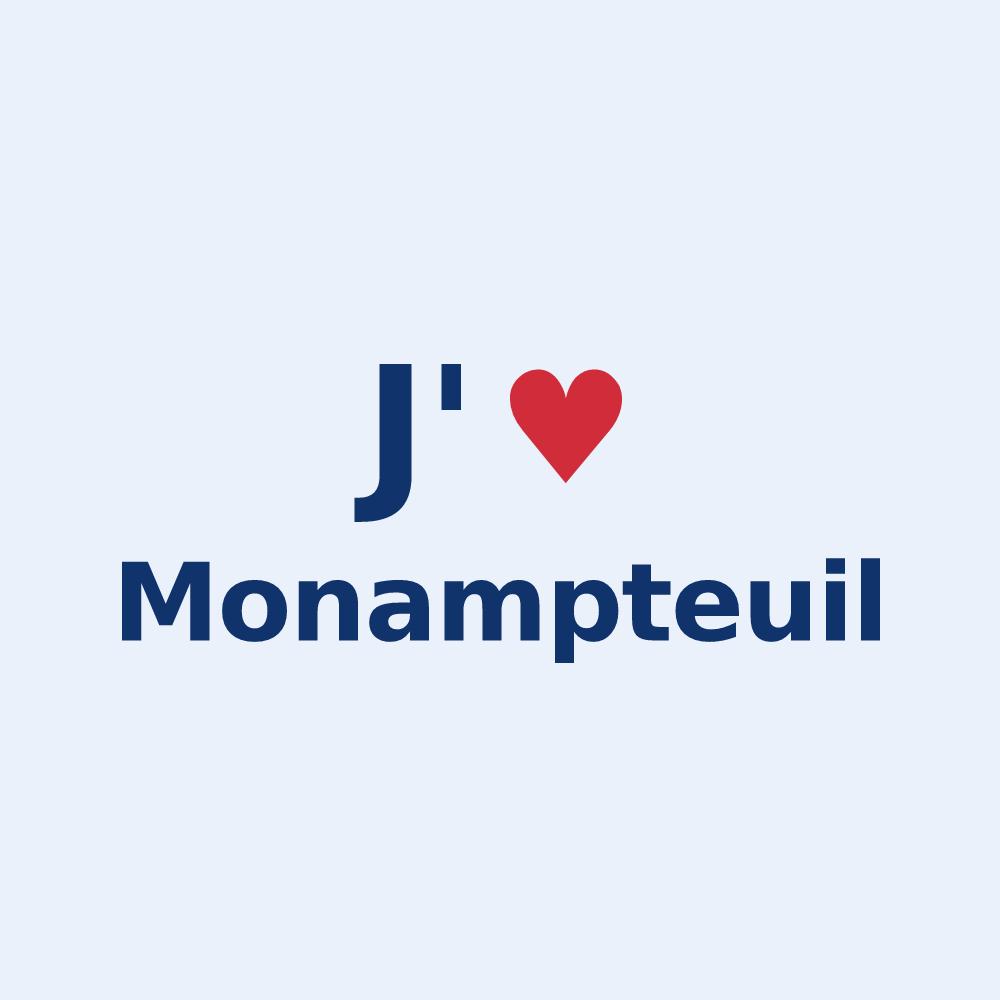 Sticker personnalisé Monampteuil — design J'aime Monampteuil