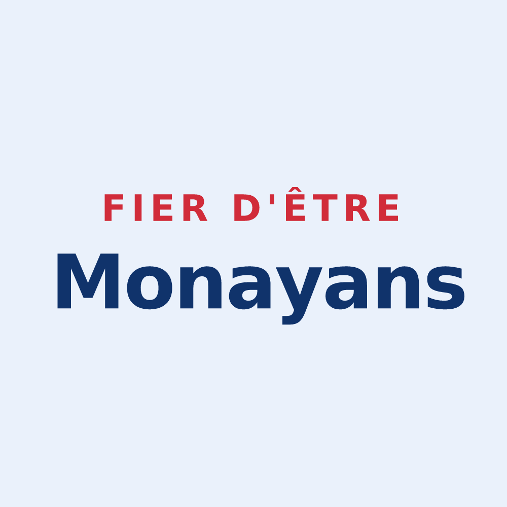 Sticker « Fier d'être Monayans » — design pour Monay