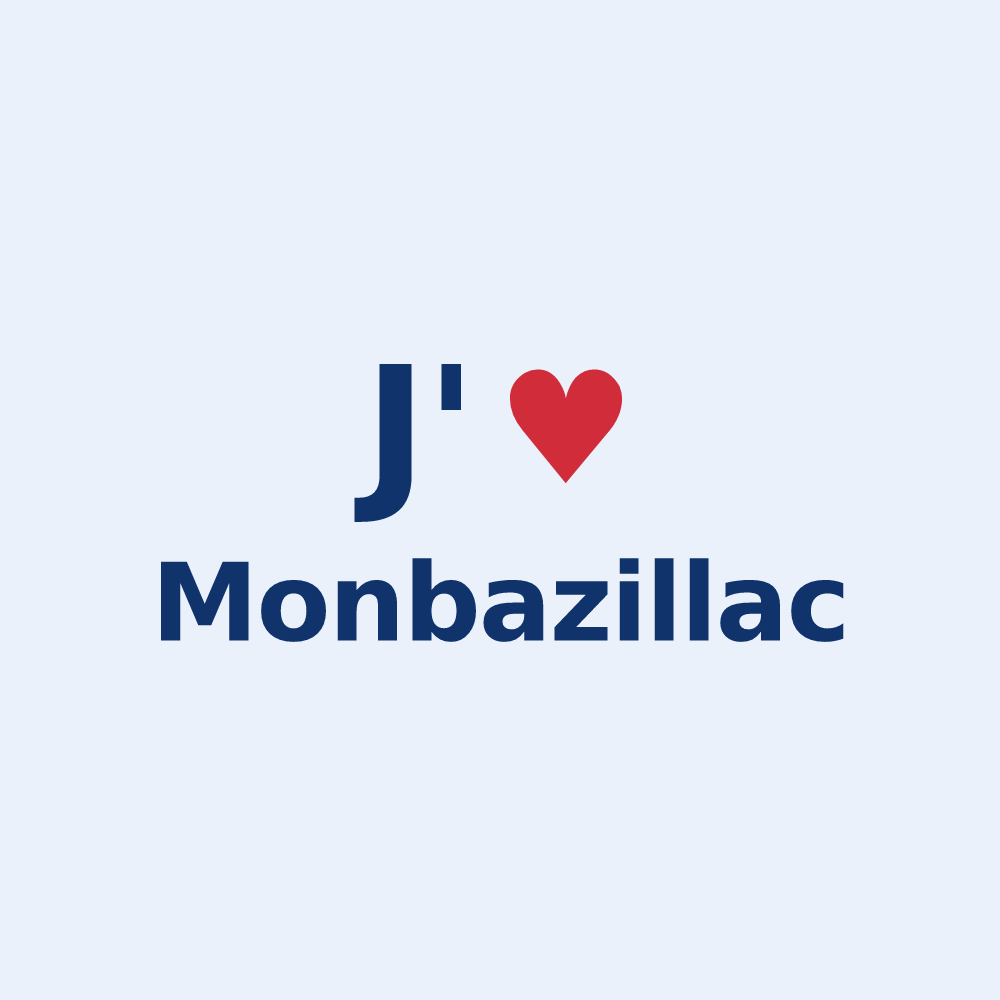 Sticker personnalisé Monbazillac — design J'aime Monbazillac