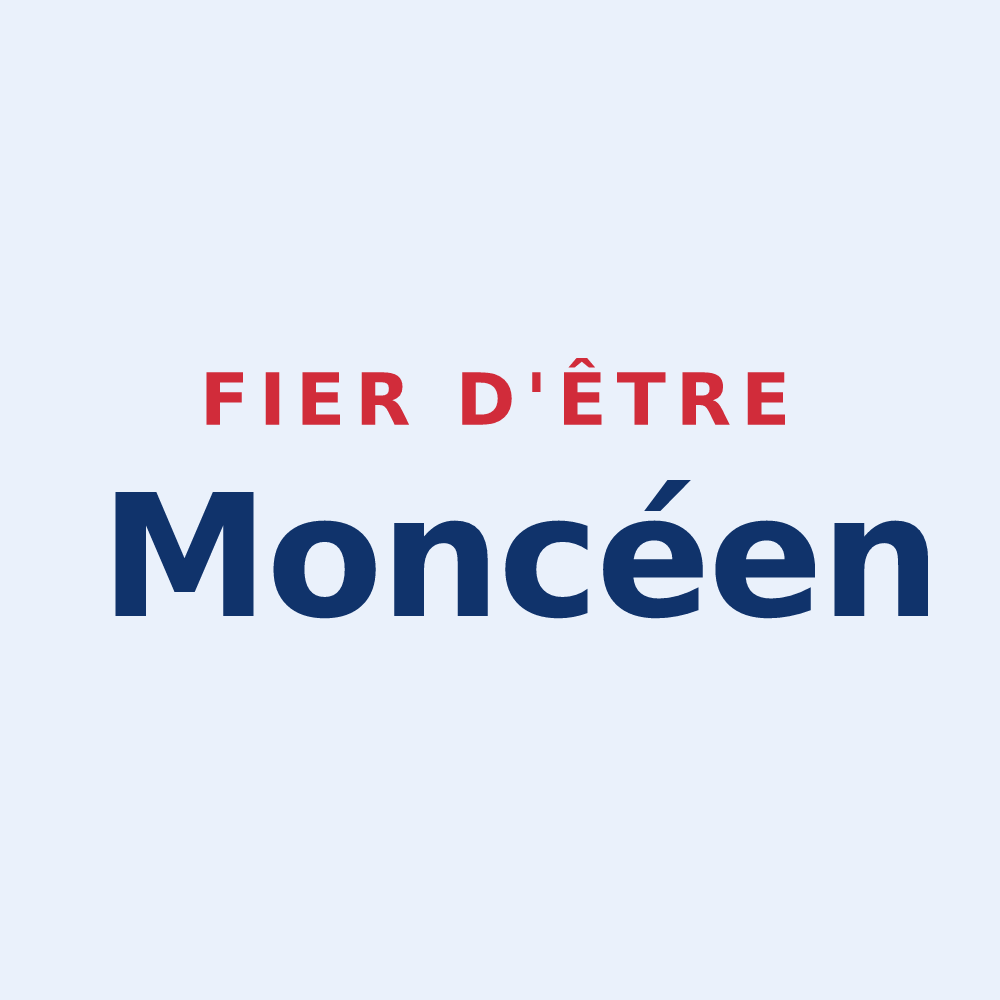 Sticker « Fier d'être Moncéen » — design pour Moncé-en-Belin