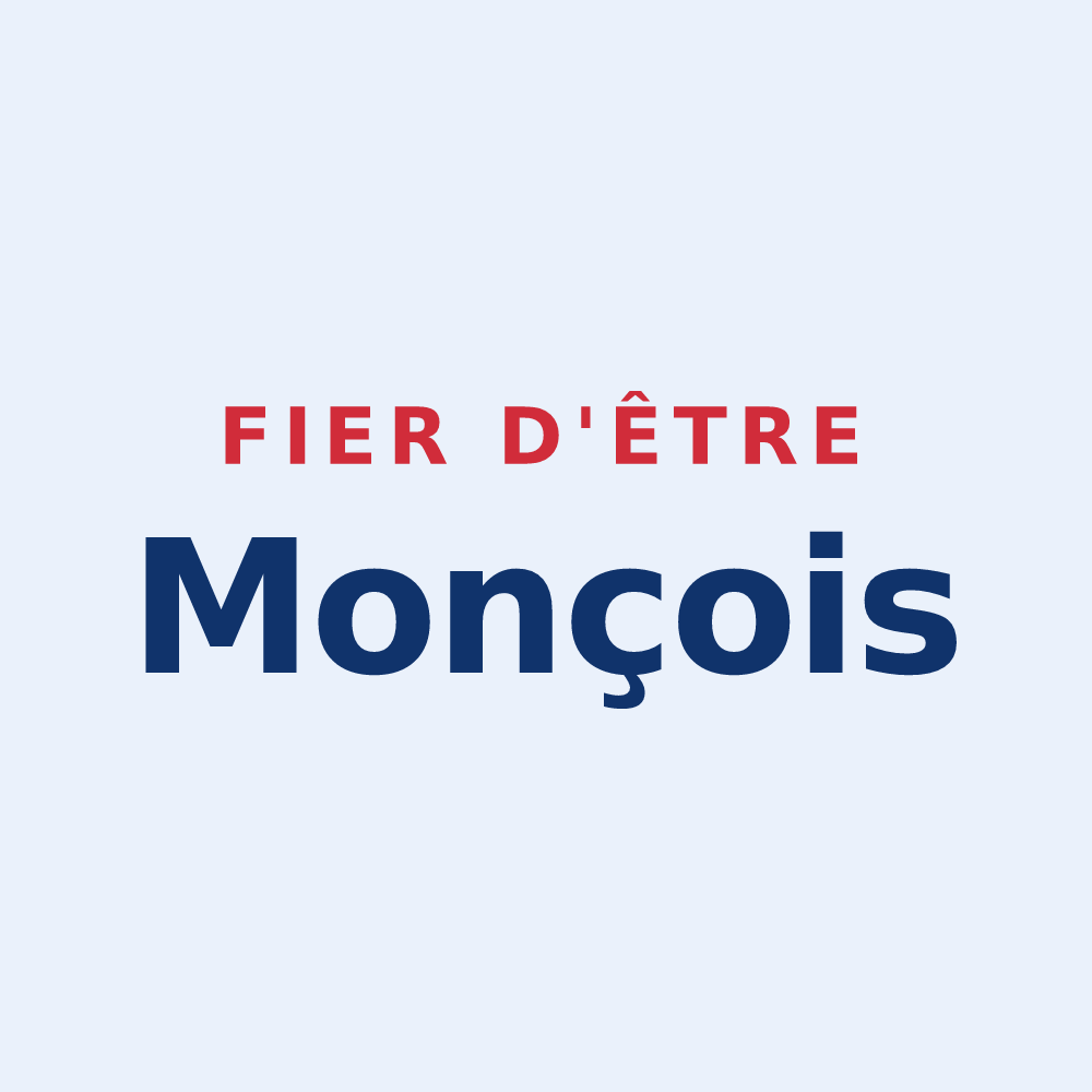 Sticker « Fier d'être Monçois » — design pour Monceaux-en-Bessin