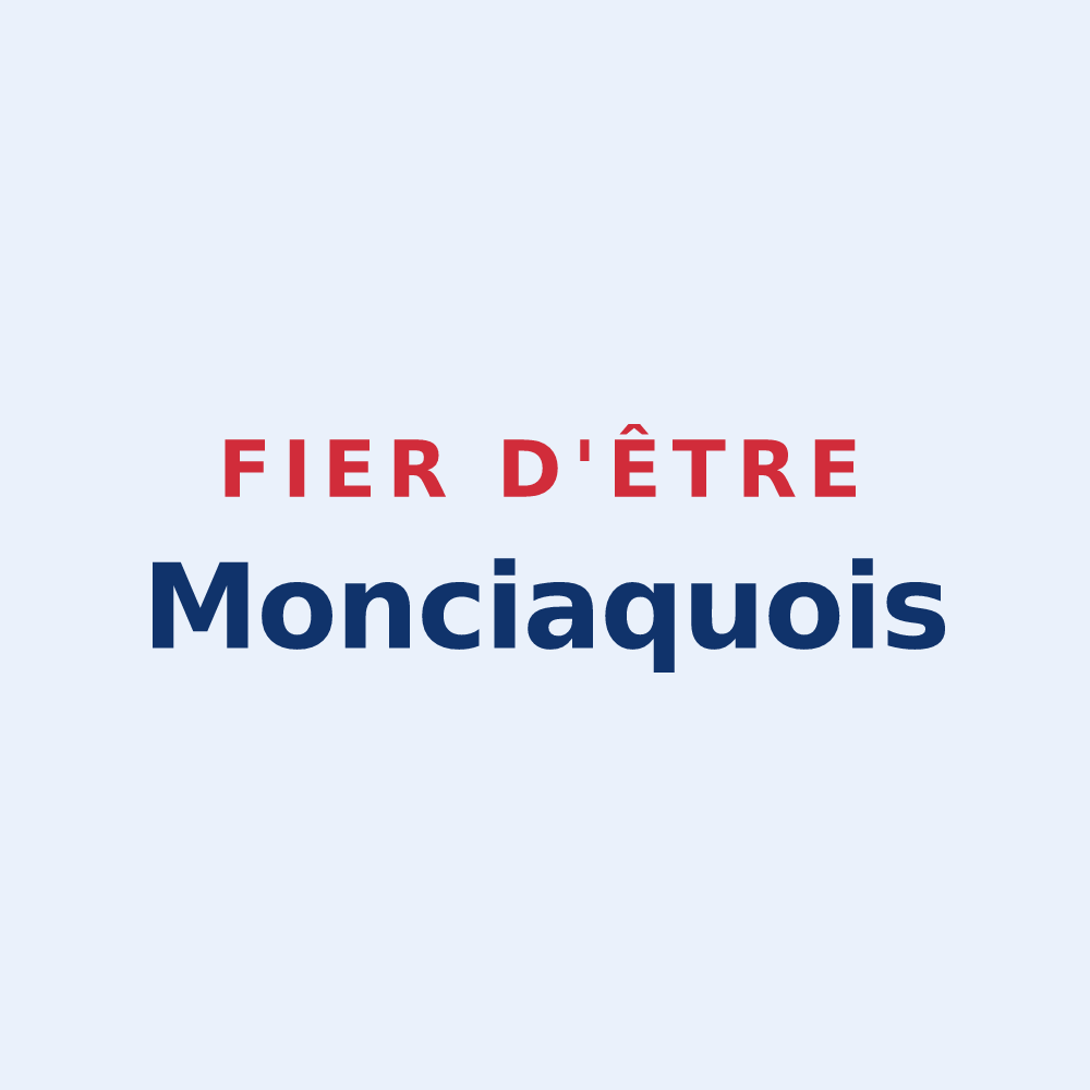 Sticker « Fier d'être Monciaquois » — design pour Monchy-au-Bois