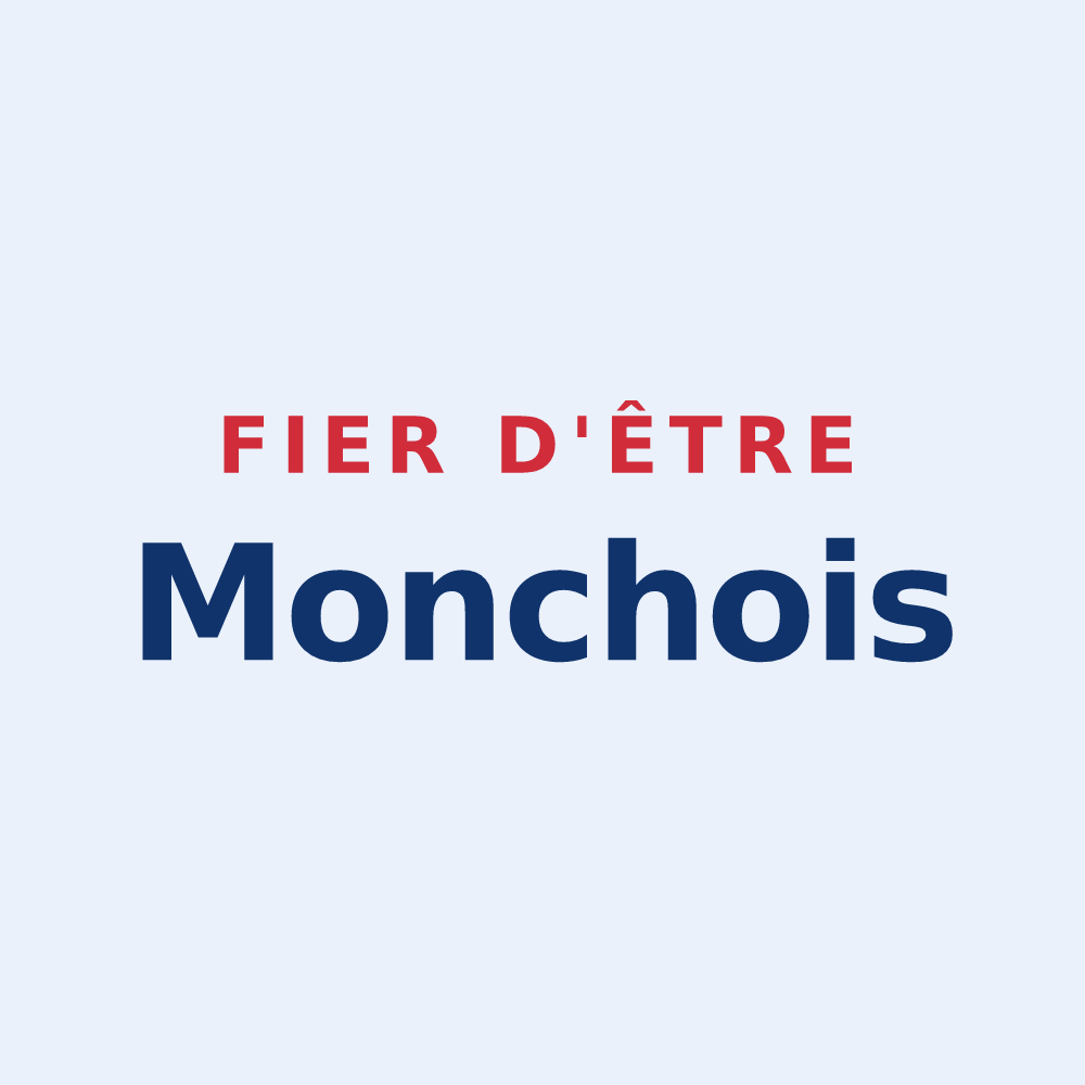 Sticker « Fier d'être Monchois » — design pour Monchy-Breton