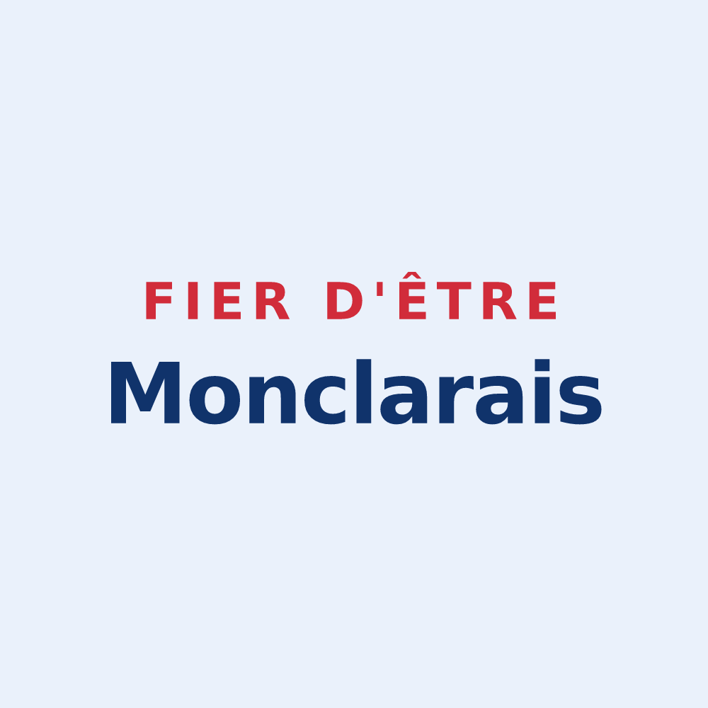Sticker « Fier d'être Monclarais » — design pour Monclar
