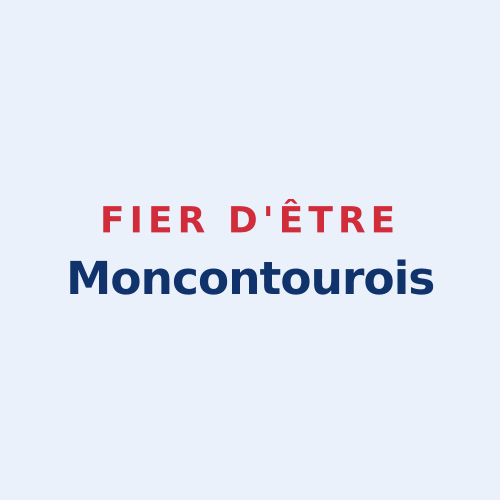 Sticker « Fier d'être Moncontourois » — design pour Moncontour