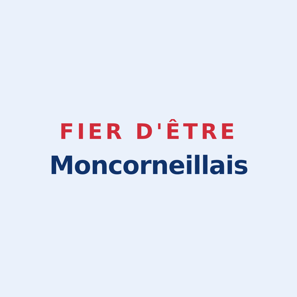 Sticker « Fier d'être Moncorneillais » — design pour Moncorneil-Grazan