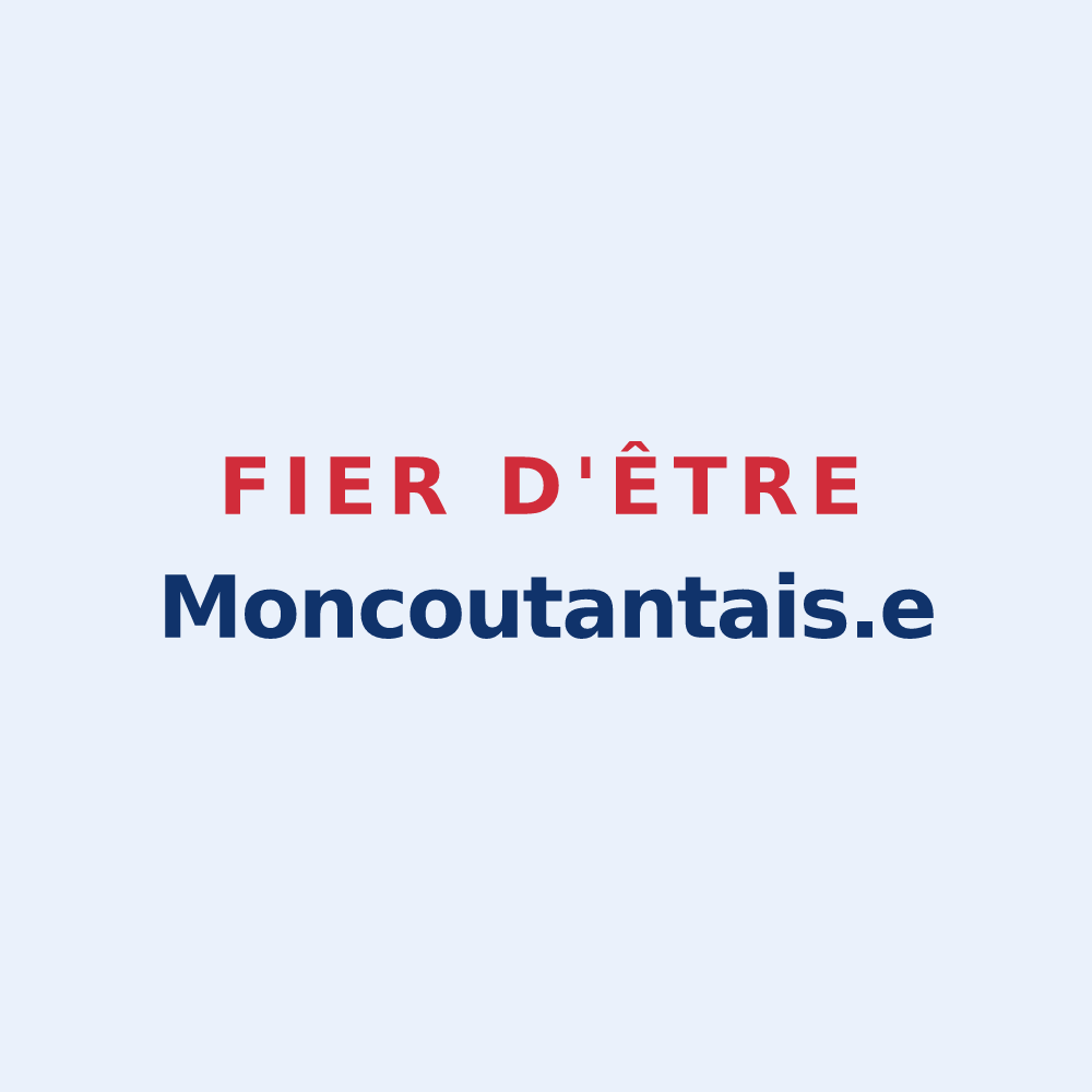 Sticker « Fier d'être Moncoutantais.e » — design pour Moncoutant-sur-Sèvre
