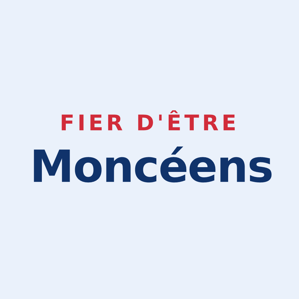 Sticker « Fier d'être Moncéens » — design pour Moncy