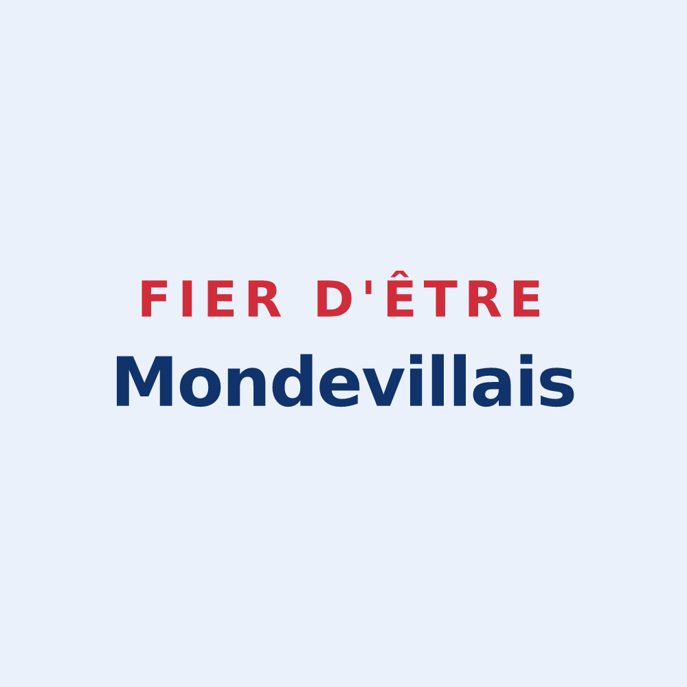 Sticker « Fier d'être Mondevillais » — design pour Mondeville