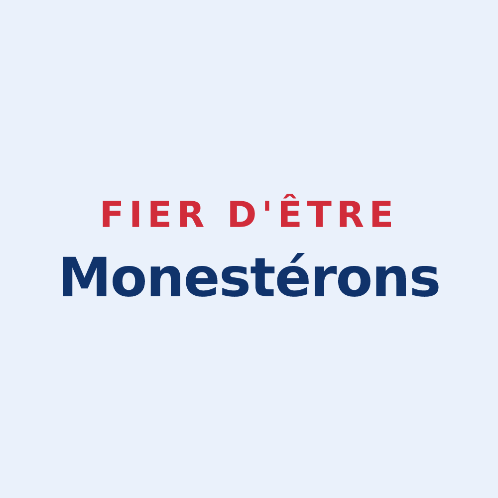 Sticker « Fier d'être Monestérons » — design pour Monestier-d'Ambel