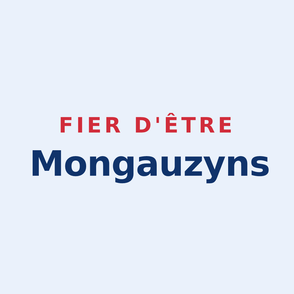Sticker « Fier d'être Mongauzyns » — design pour Mongauzy