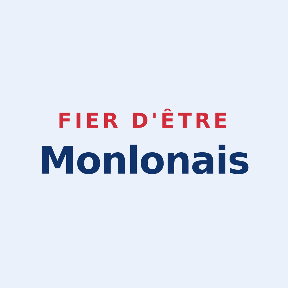 Sticker « Fier d'être Monlonais » — design pour Monlong