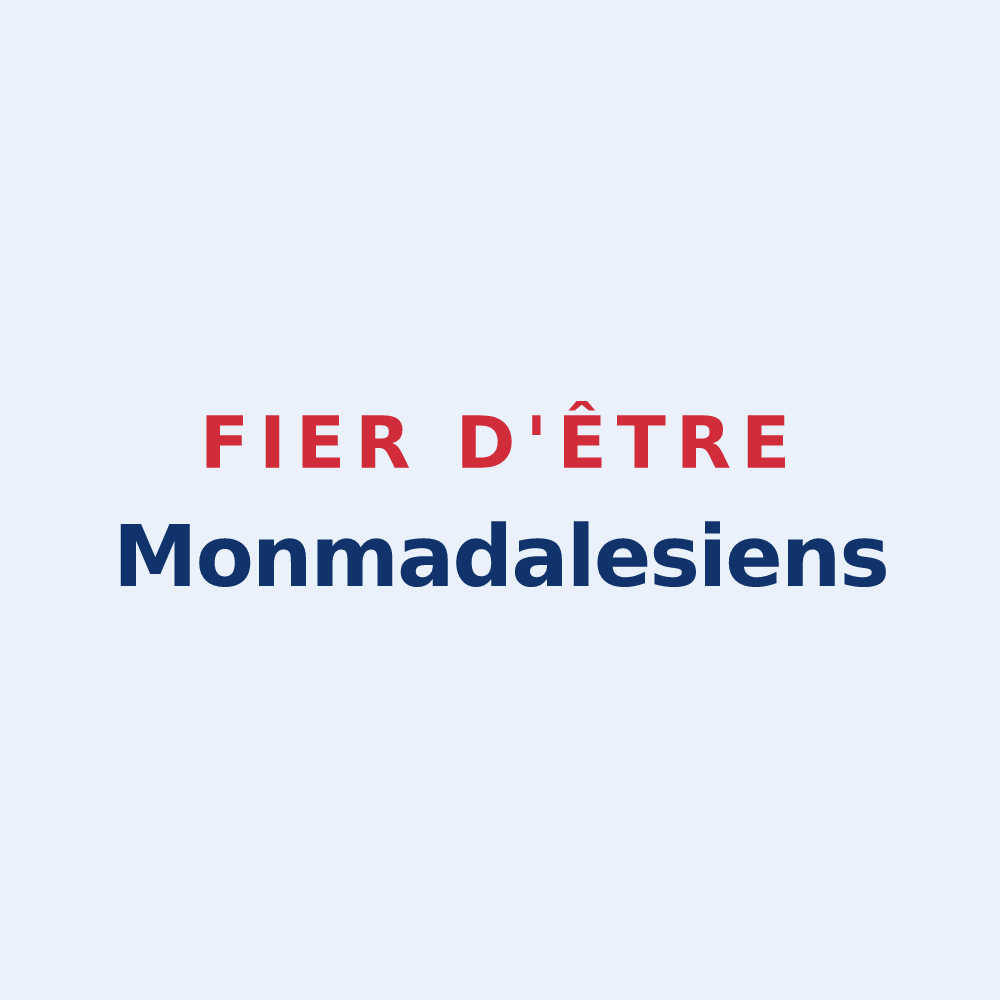 Sticker « Fier d'être Monmadalesiens » — design pour Monmadalès