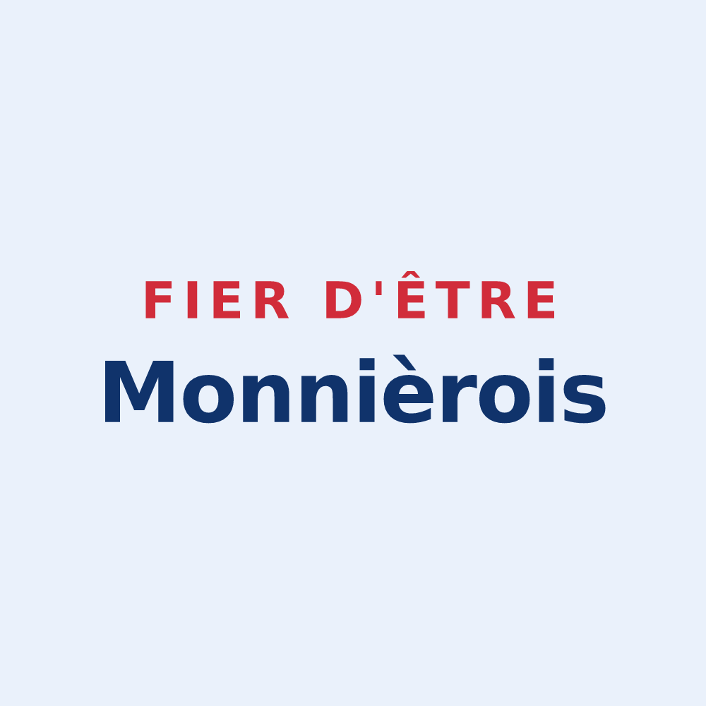 Sticker « Fier d'être Monnièrois » — design pour Monnières