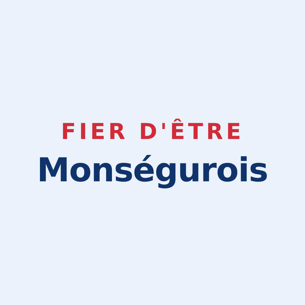 Sticker « Fier d'être Monségurois » — design pour Monségur