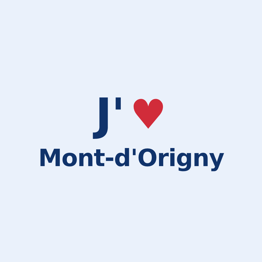 Sticker personnalisé Mont-d'Origny — design J'aime Mont-d'Origny