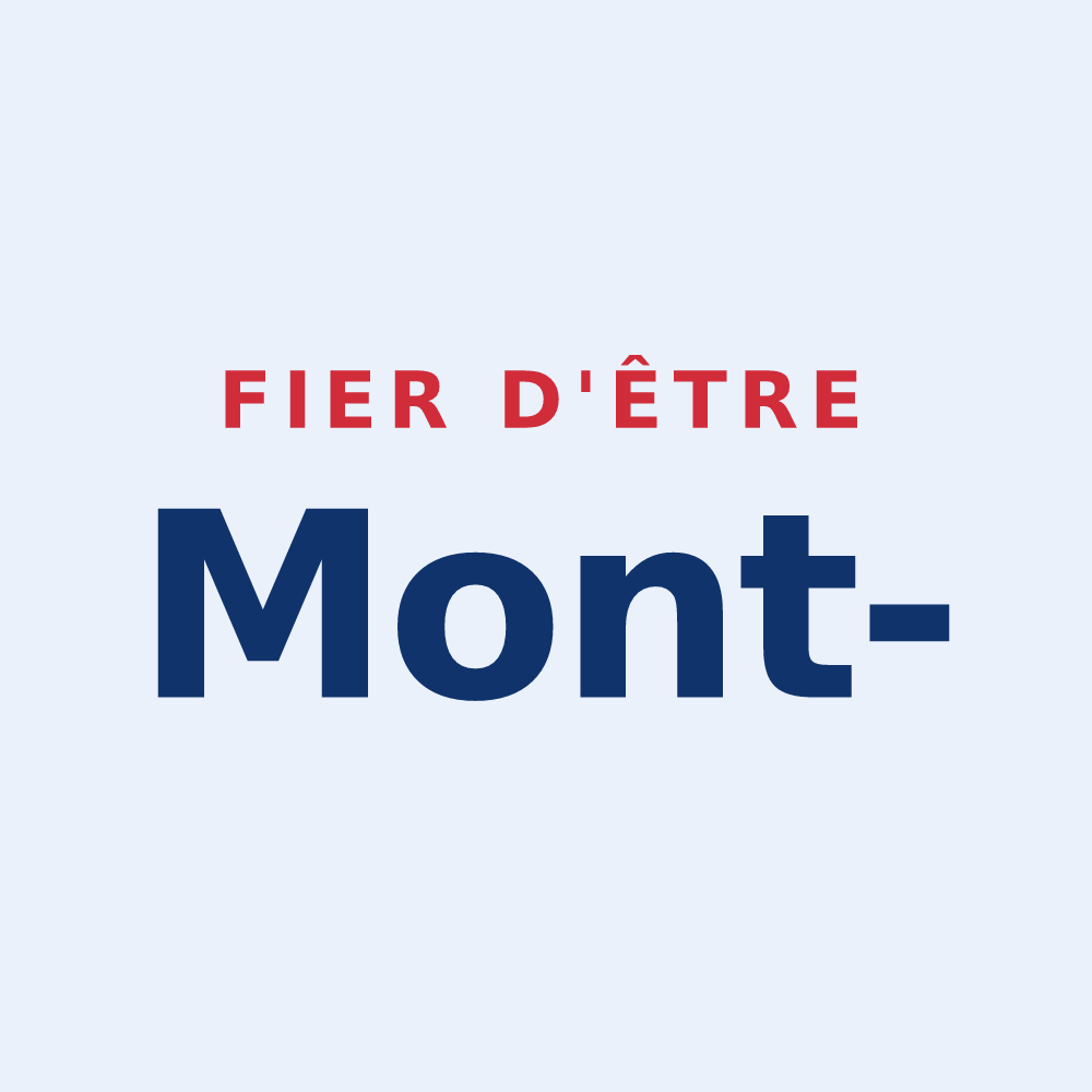 Sticker « Fier d'être Mont- » — design pour Mont-et-Marré