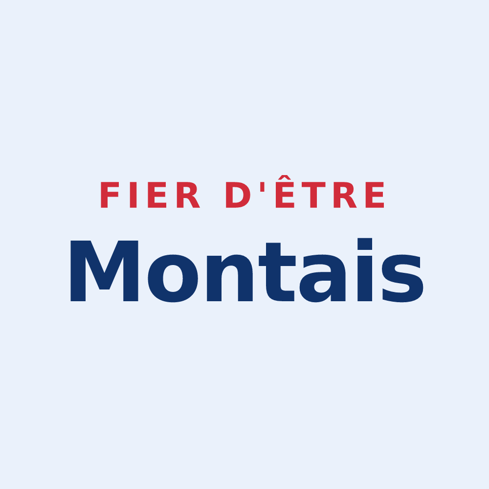 Sticker « Fier d'être Montais » — design pour Mont-près-Chambord
