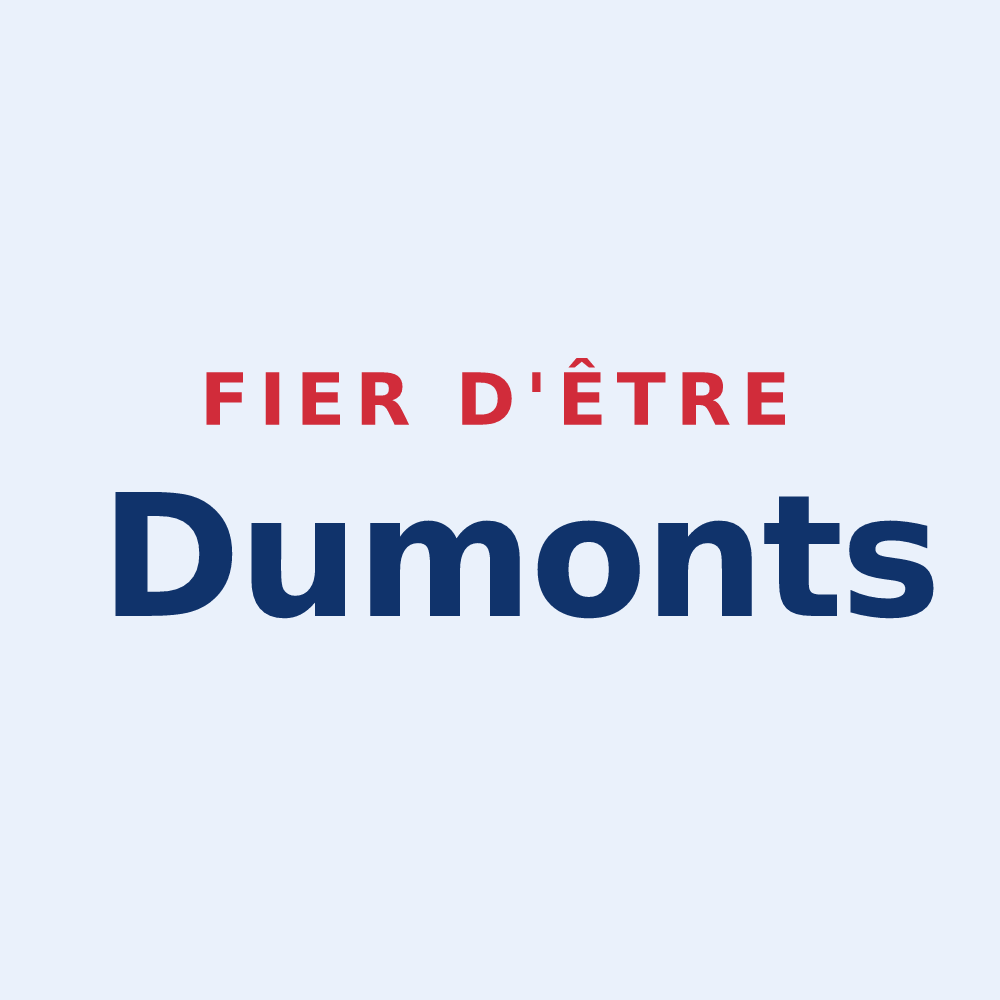 Sticker « Fier d'être Dumonts » — design pour Mont-Saxonnex