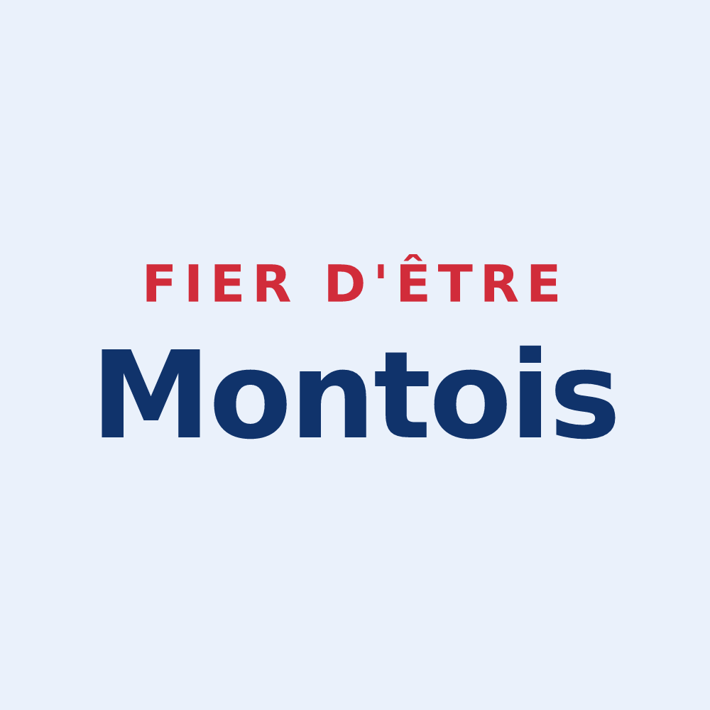 Sticker « Fier d'être Montois » — design pour Mont
