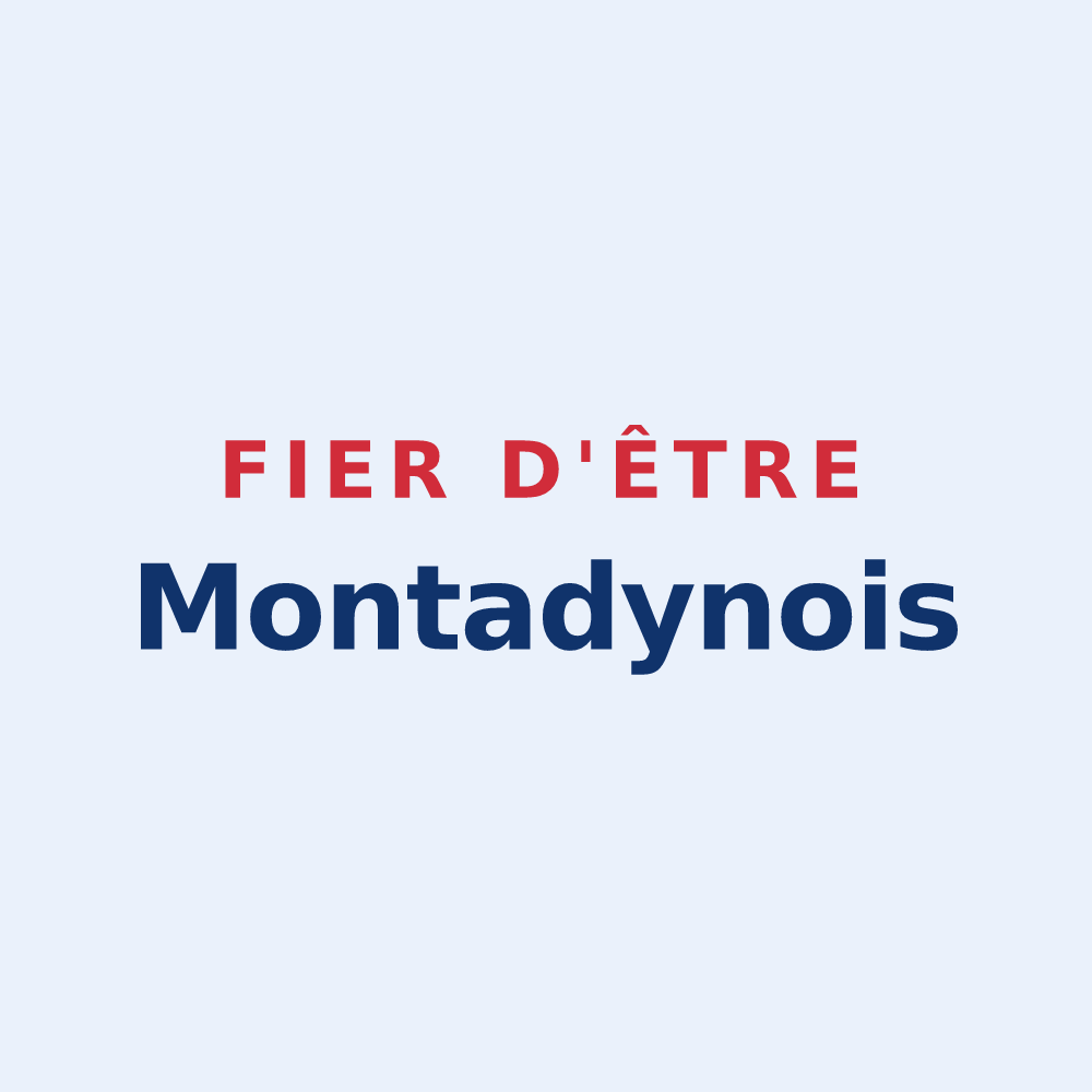 Sticker « Fier d'être Montadynois » — design pour Montady