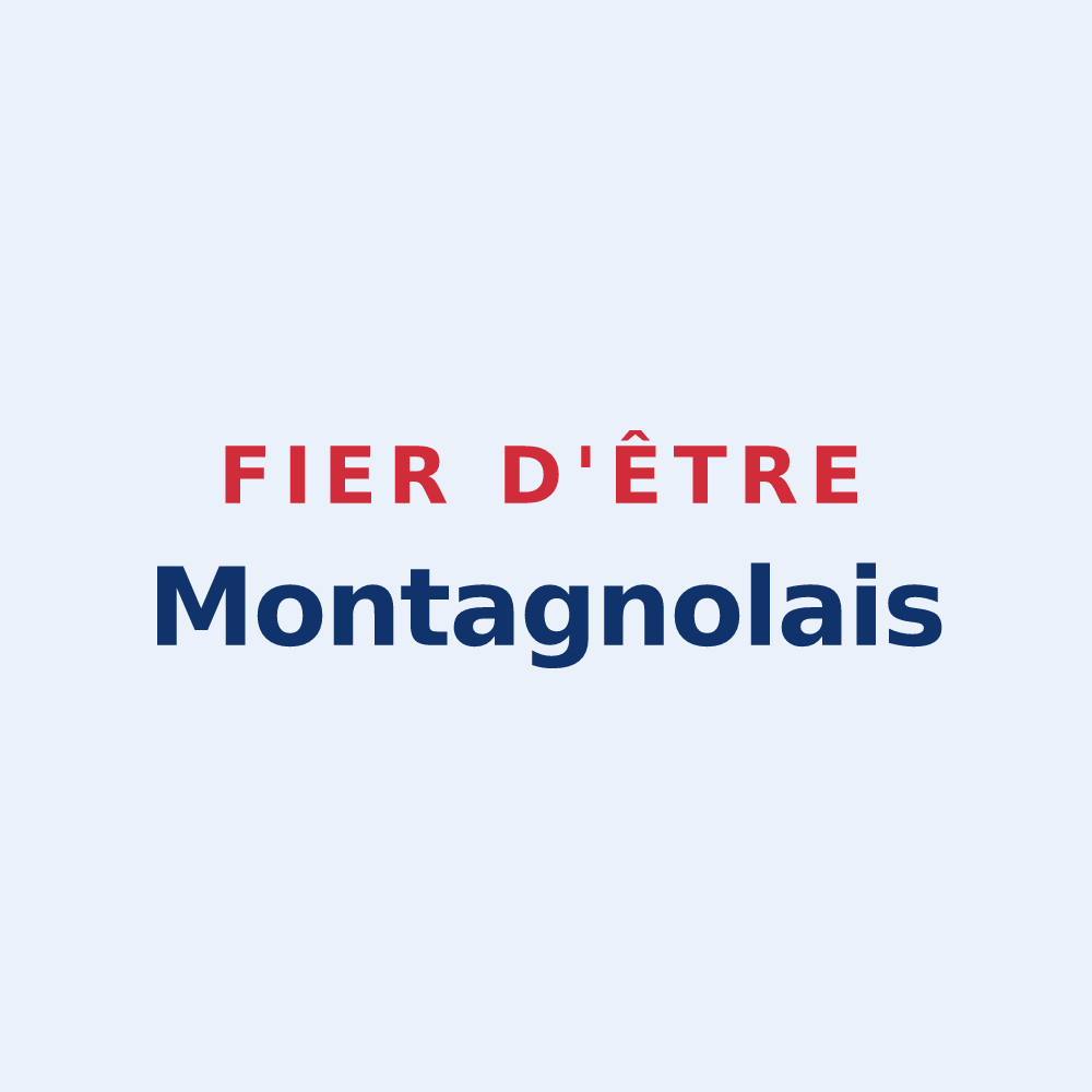 Sticker « Fier d'être Montagnolais » — design pour Montagnole