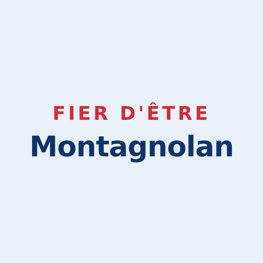 Sticker « Fier d'être Montagnolan » — design pour Montagny-les-Lanches
