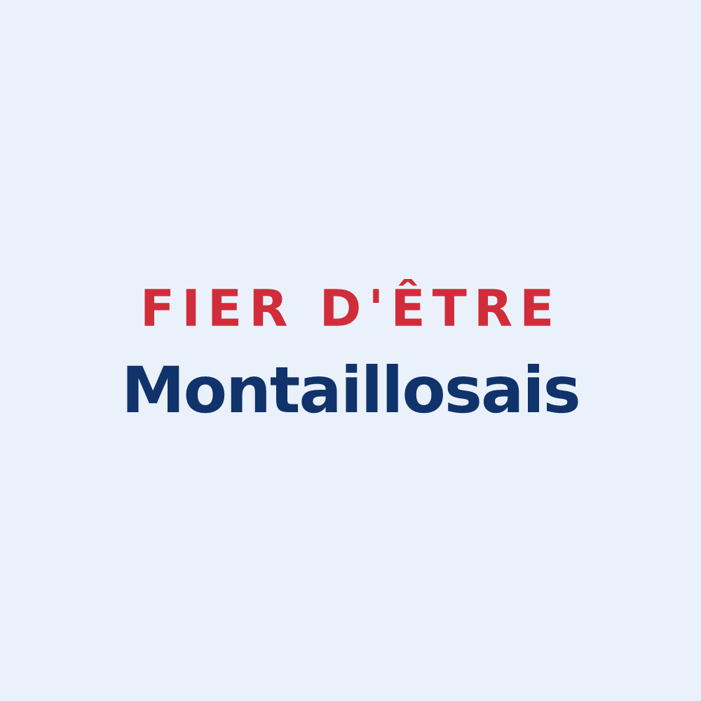 Sticker « Fier d'être Montaillosais » — design pour Montailleur