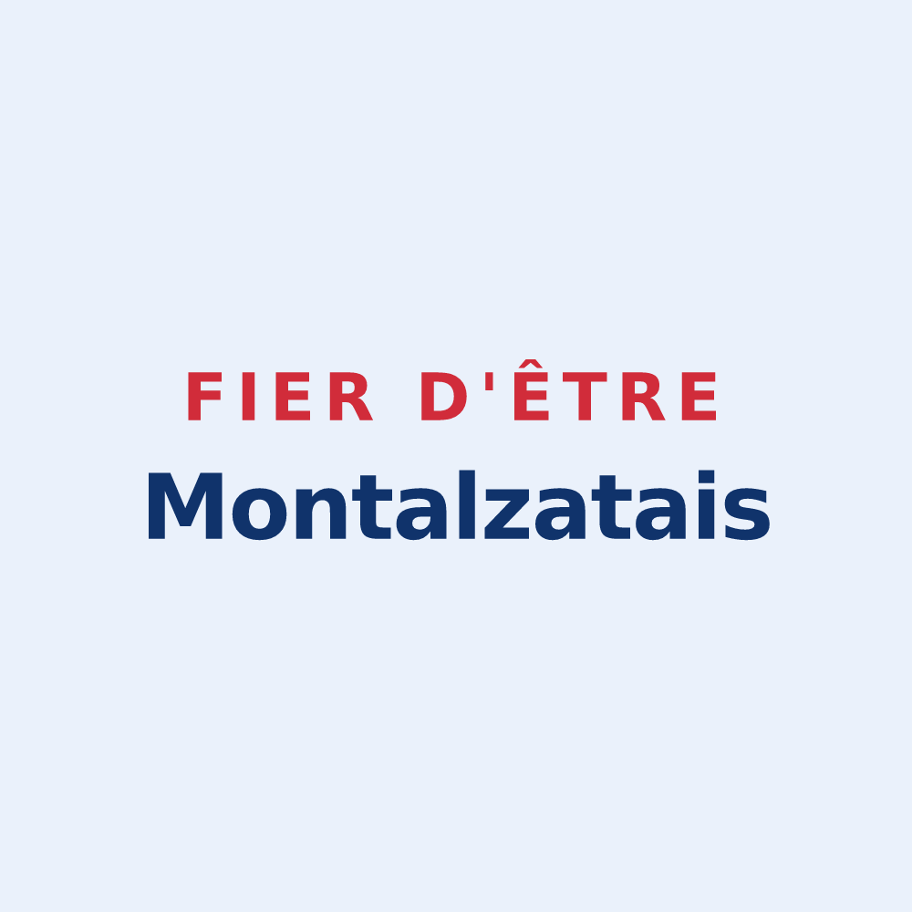Sticker « Fier d'être Montalzatais » — design pour Montalzat