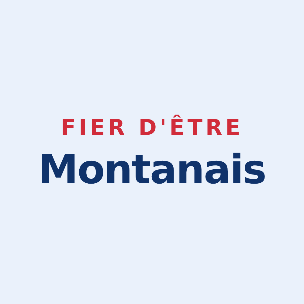 Sticker « Fier d'être Montanais » — design pour Montans