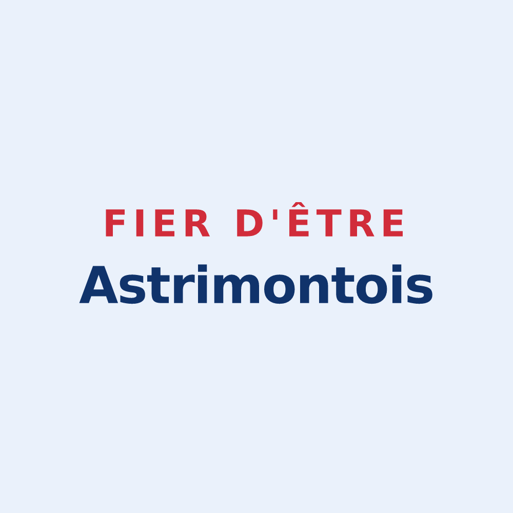 Sticker « Fier d'être Astrimontois » — design pour Montastruc-Savès
