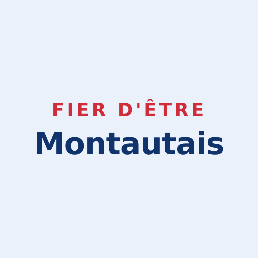 Sticker « Fier d'être Montautais » — design pour Montaut