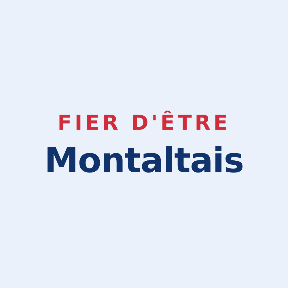Sticker « Fier d'être Montaltais » — design pour Montaut-les-Créneaux