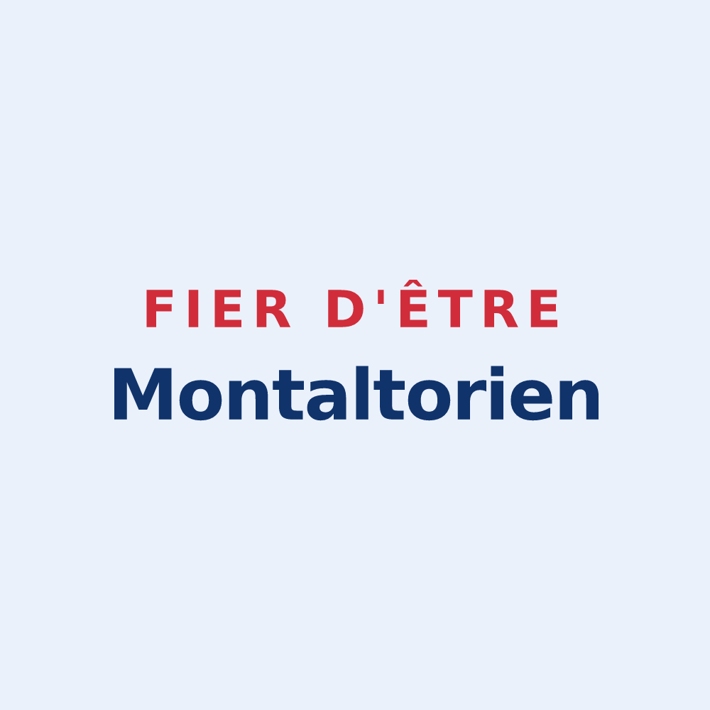 Sticker « Fier d'être Montaltorien » — design pour Montautour