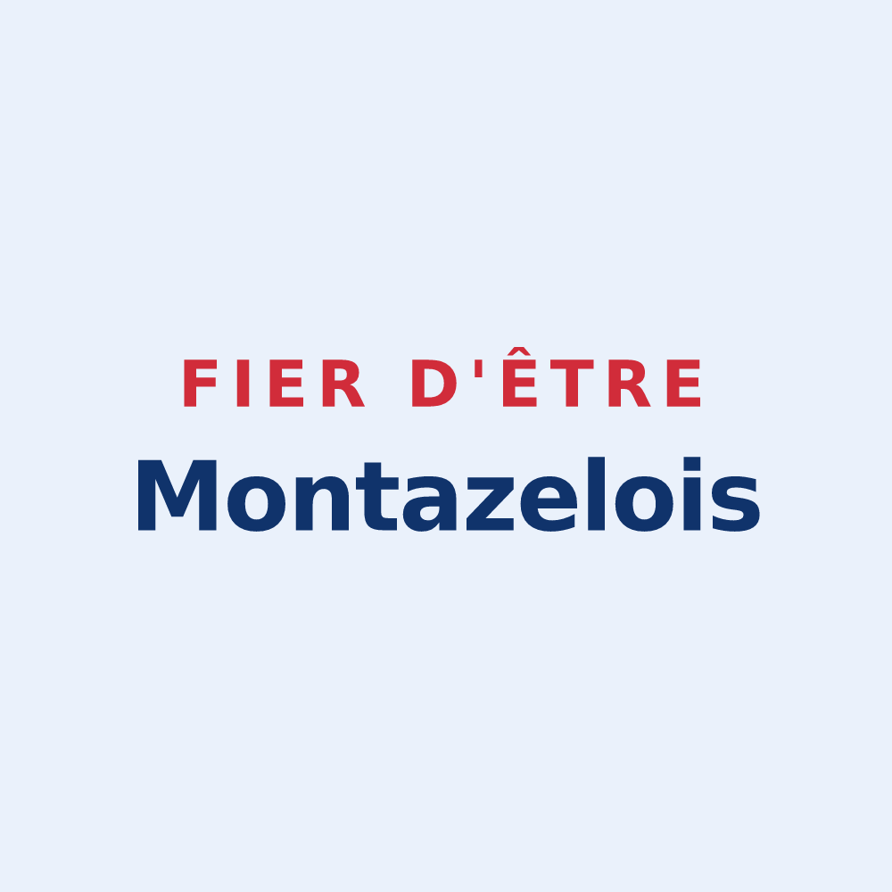 Sticker « Fier d'être Montazelois » — design pour Montazels