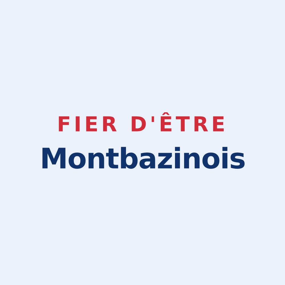 Sticker « Fier d'être Montbazinois » — design pour Montbazin