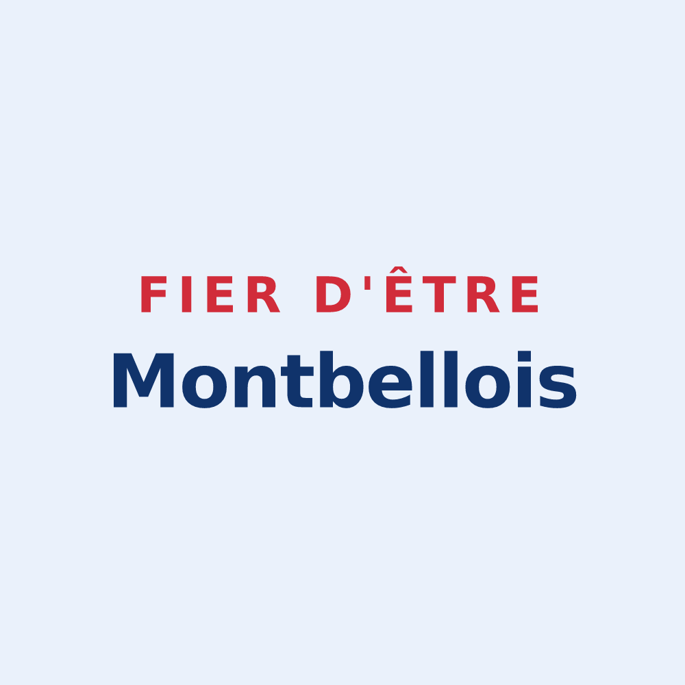Sticker « Fier d'être Montbellois » — design pour Montbellet