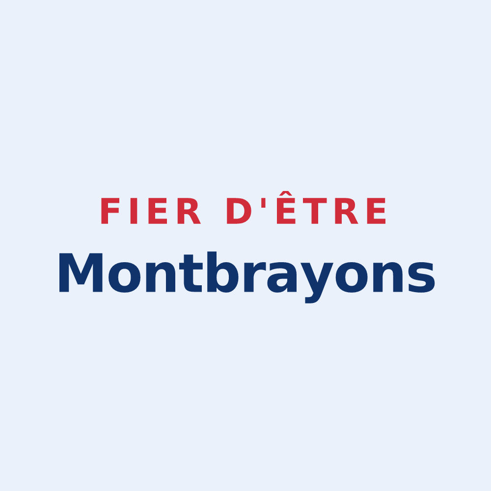 Sticker « Fier d'être Montbrayons » — design pour Montbray