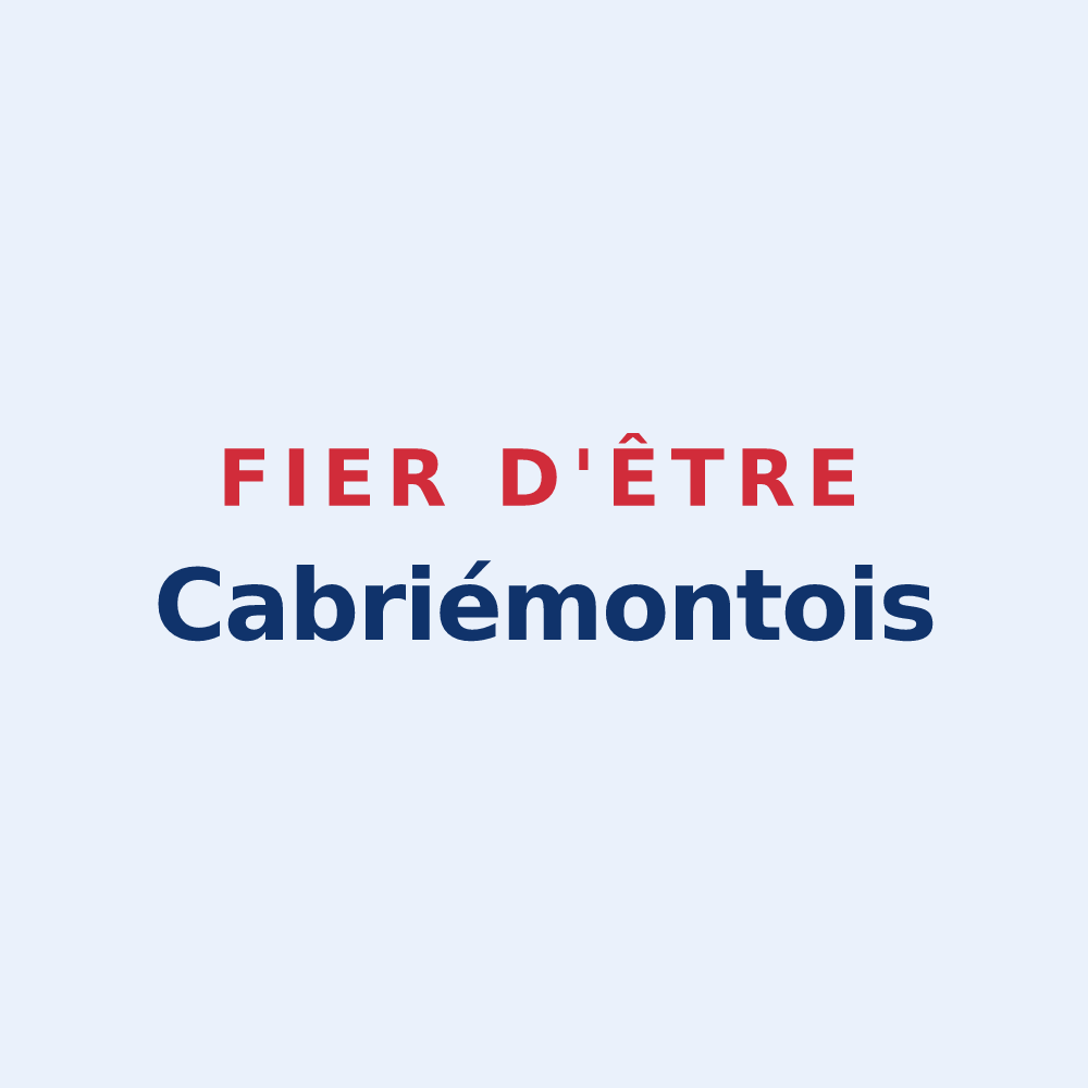 Sticker « Fier d'être Cabriémontois » — design pour Montcabrier