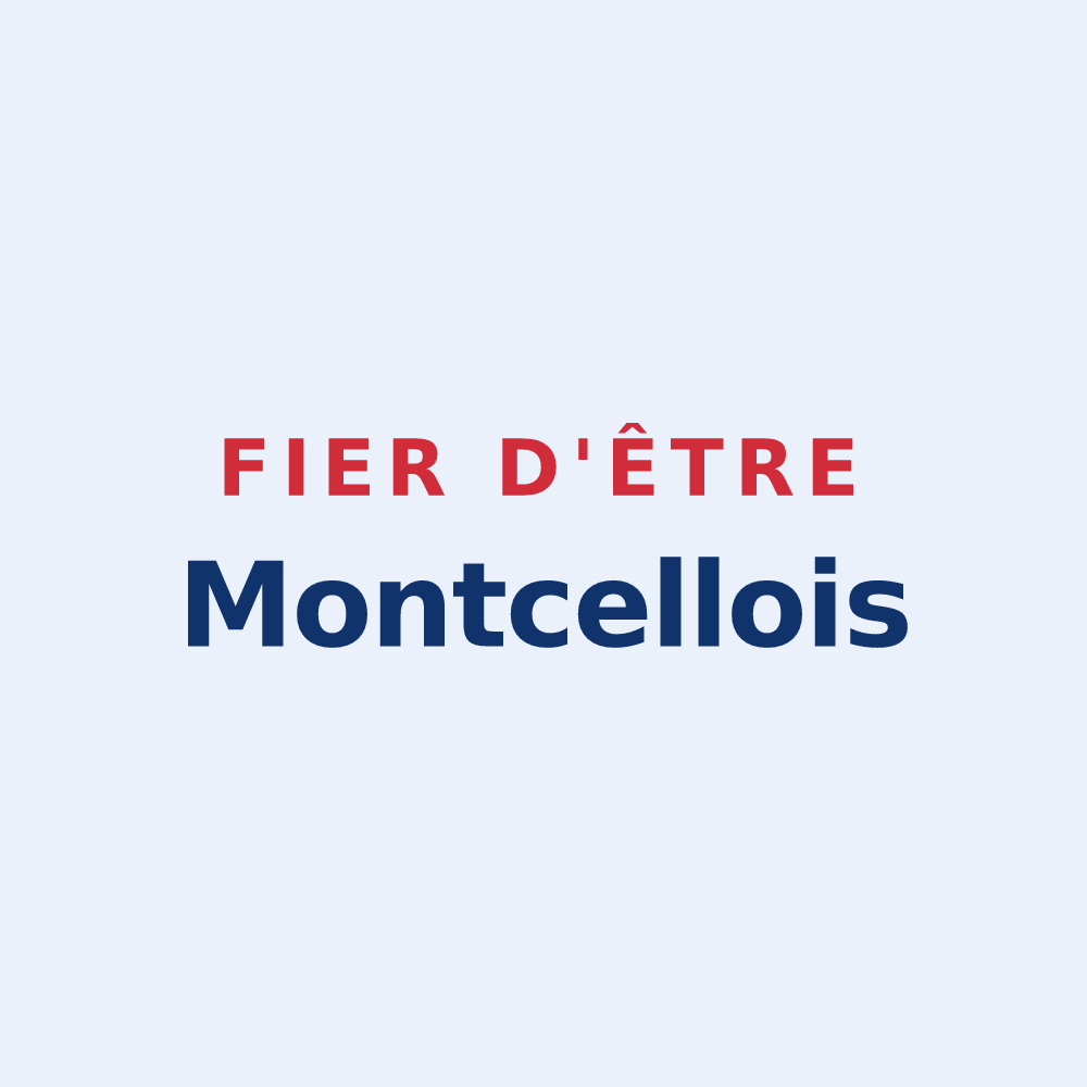 Sticker « Fier d'être Montcellois » — design pour Montcel