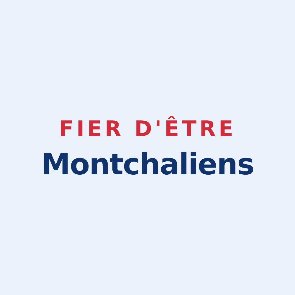 Sticker « Fier d'être Montchaliens » — design pour Montchal