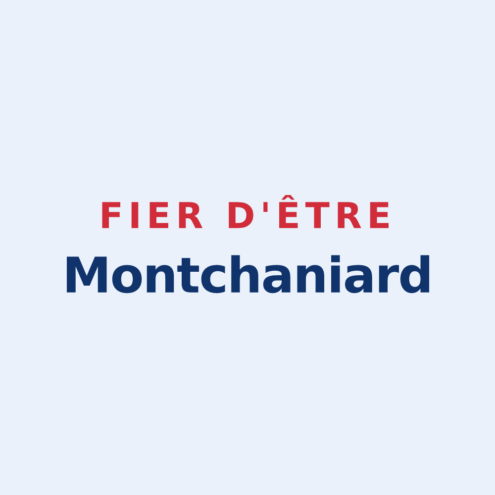 Sticker « Fier d'être Montchaniard » — design pour Montchenu