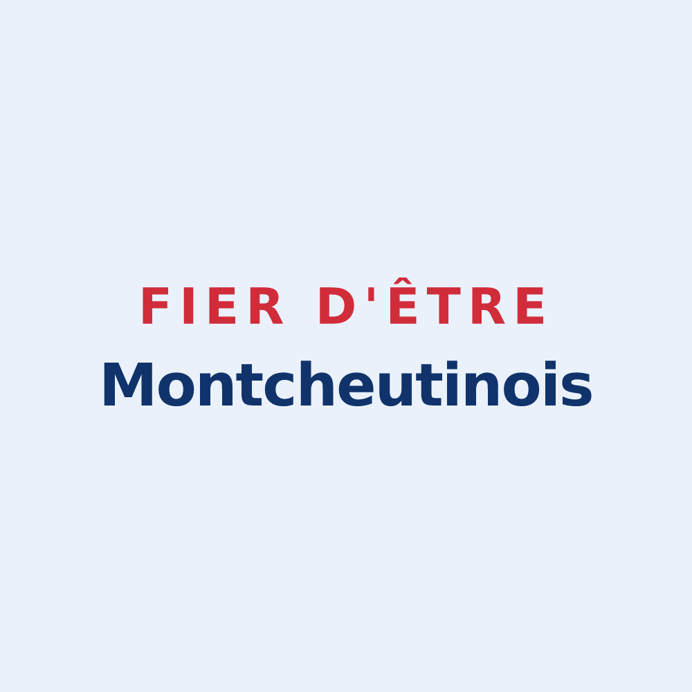 Sticker « Fier d'être Montcheutinois » — design pour Montcheutin